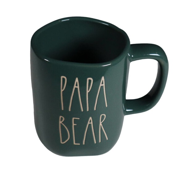Rae Dunn Other - Rae Dunn Green PAPA BEAR Coffee Tea Ceramic Mug Father's Day Gift NEW 2023